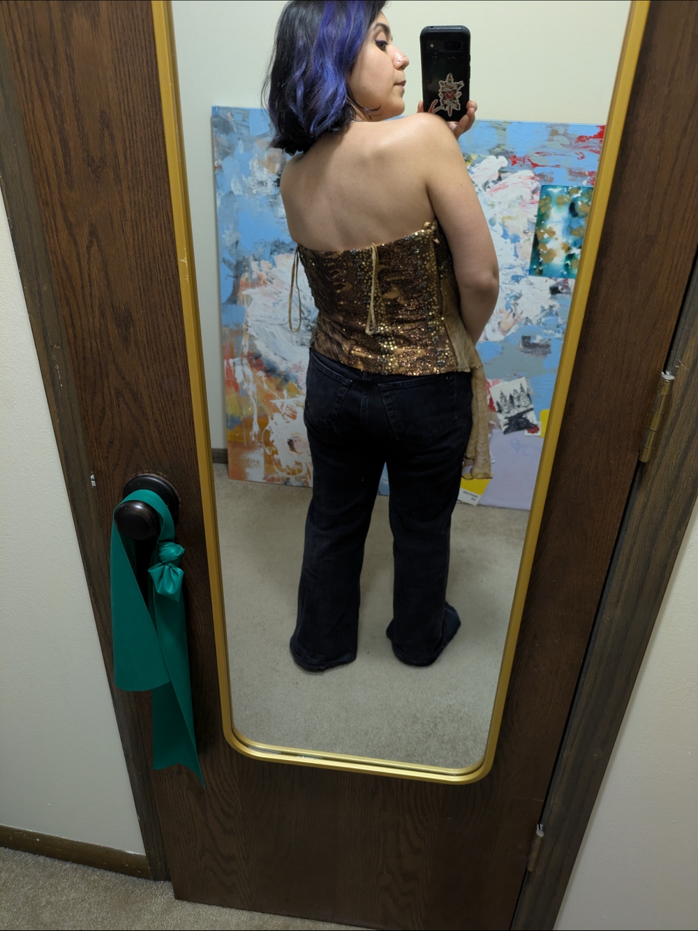 Alberto Makali Beige Silk Vintage Y2K Fairycore Festival Animal Print Bodice - Picture 4 of 16